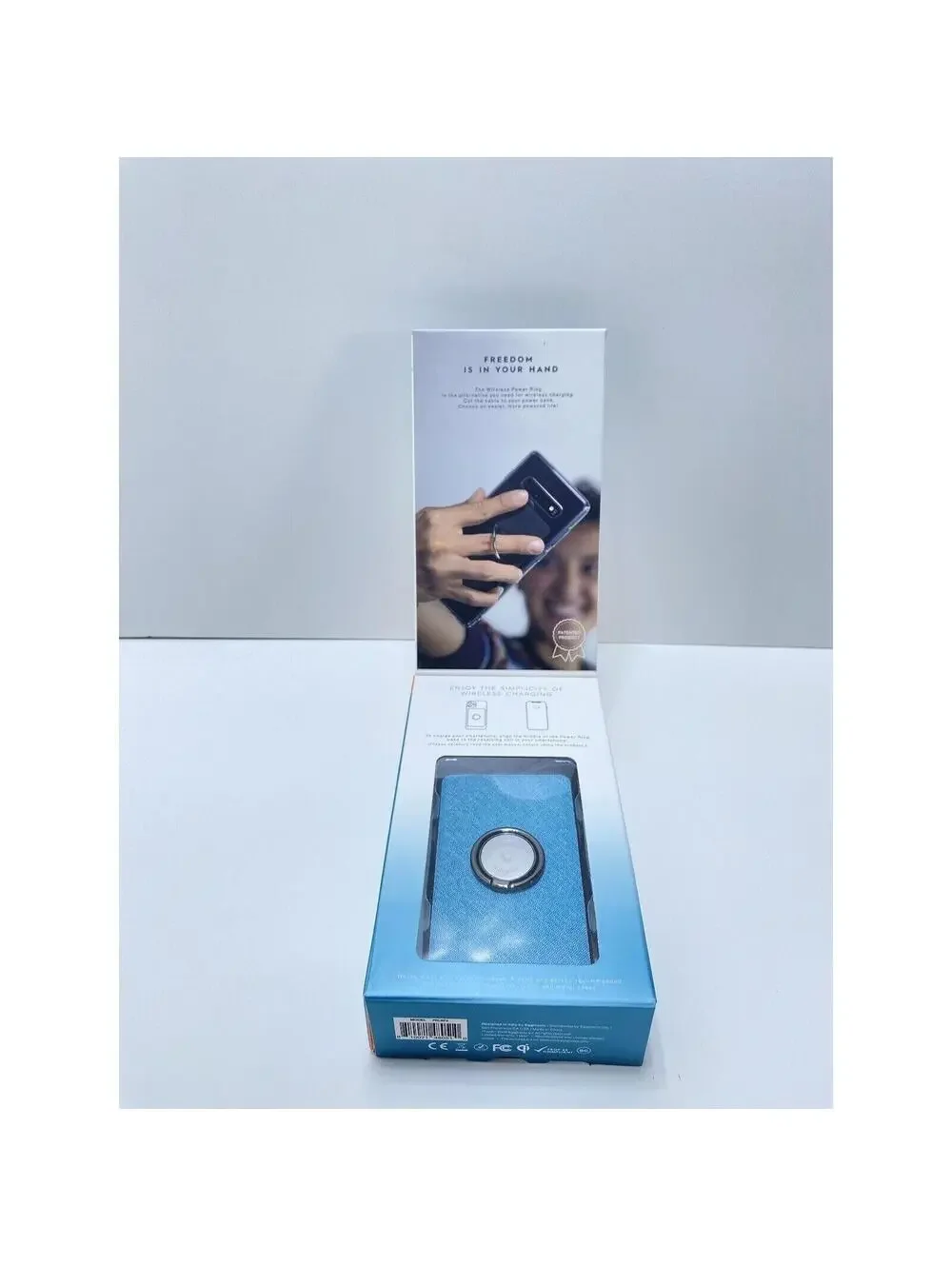Eggtronic iPhone/Samsung Wireless Dongle Power Ring Charger Battery Brand New